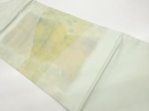 引箔曲線模様織出し名古屋帯